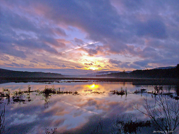 The Bashakill in Winter,  photo  © Jim Carney